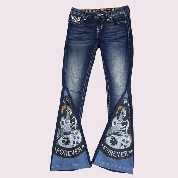 Rock Revival Denim - Reworked Rock Forever Rock Revival Bell Bottom Flare Jeans
